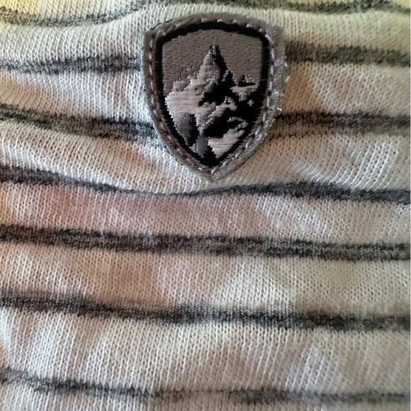 Kuhl Striped white and charcoal Casual Tank Top size medium - Picture 4 of 5